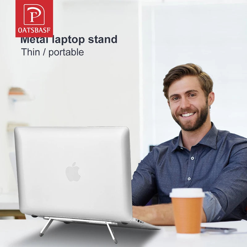 Oatsbasf Laptop Stand Support Laptop Notebook For Macbook Air Pro iPad HP Adjustable Notebook Stand Holder Computer Accessories