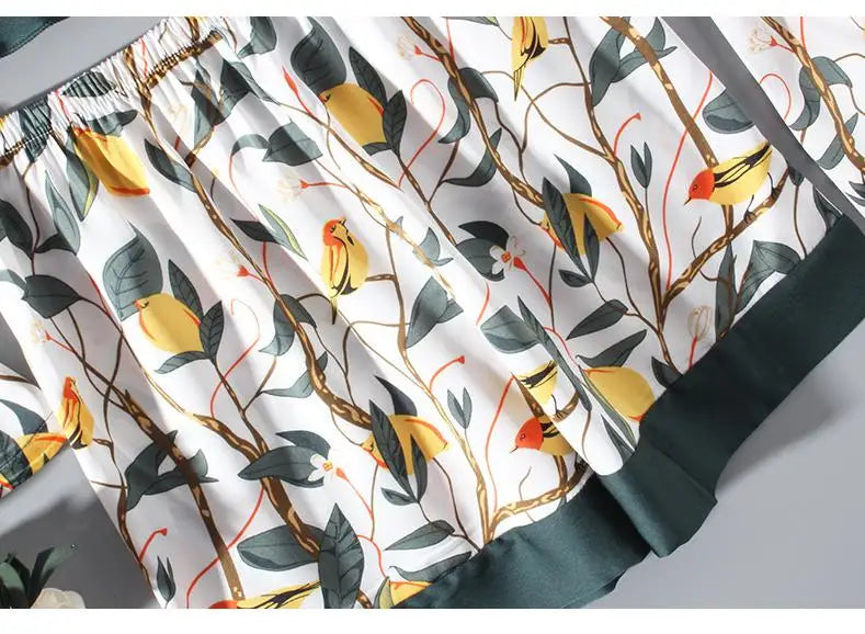 Conjunto de pijama de mujer, ropa de dormir casual, traje de bata de satén, ropa de noche para estar en casa, cuello en V, pijama suave, albornoz kimono, camisón lencería