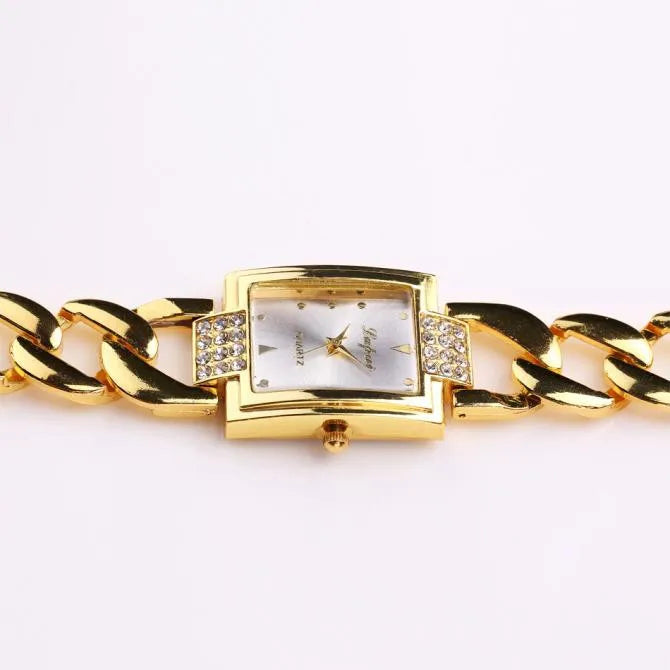 Relojes de Mujer de Marca Superior, Lujo, Pulsera Dorada, Reloj de Mujer, Relojes de Rhinestone para Dama, Reloj, Reloj Mujer, Montre Femme
