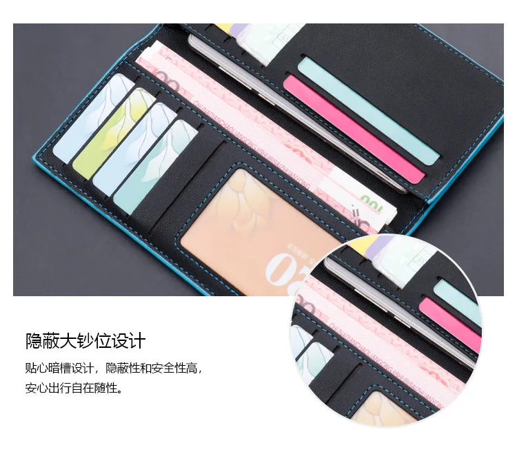 Cartera de hombre Casual Delgado de cuero suave Bolso de mano masculino Monedero pequeño Cartera delgada Monedero Cartera masculina Cuero 2021