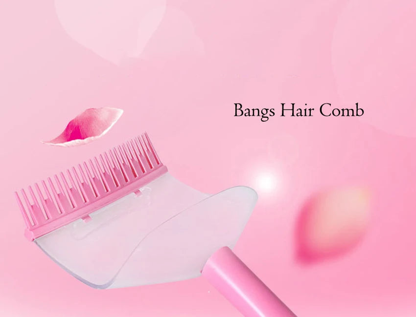 Cortapelos profesional de barbero, herramientas de peluquería DIY, flequillos, peines de peluquería, peines de corte de pelo con mango