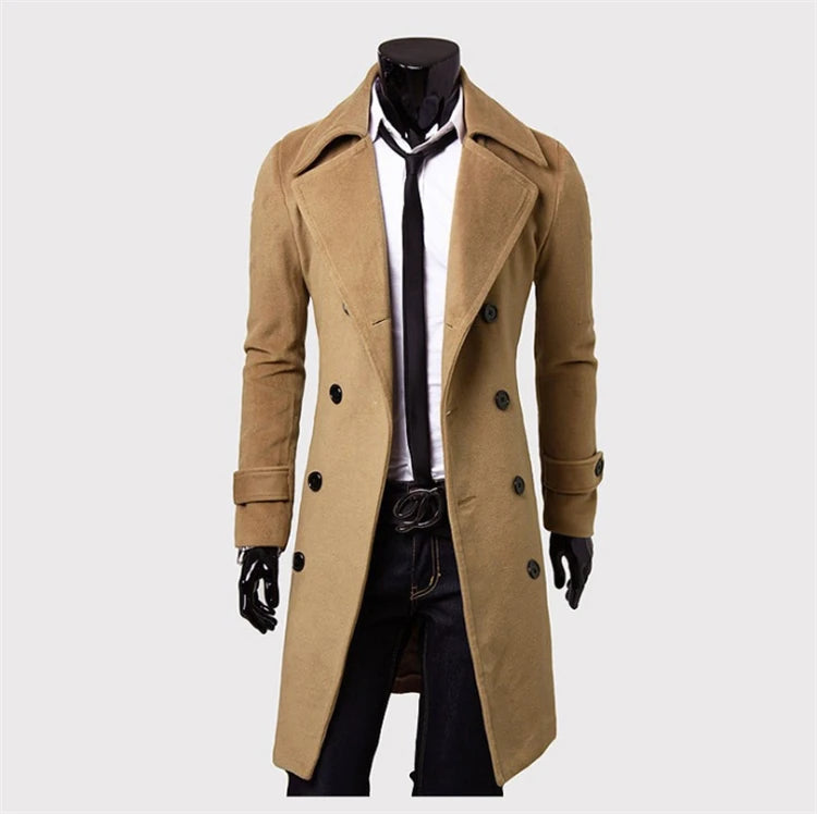 Men’s Wool Blend Overcoat