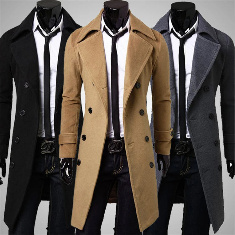 Men’s Wool Blend Overcoat