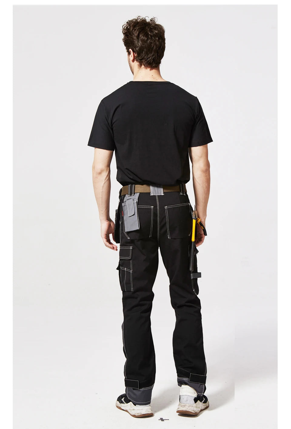Pantalones de trabajo de hombre Craftsman, nuevos, de alta calidad, con múltiples bolsillos, pantalones de trabajo, ropa de trabajo de mecánico