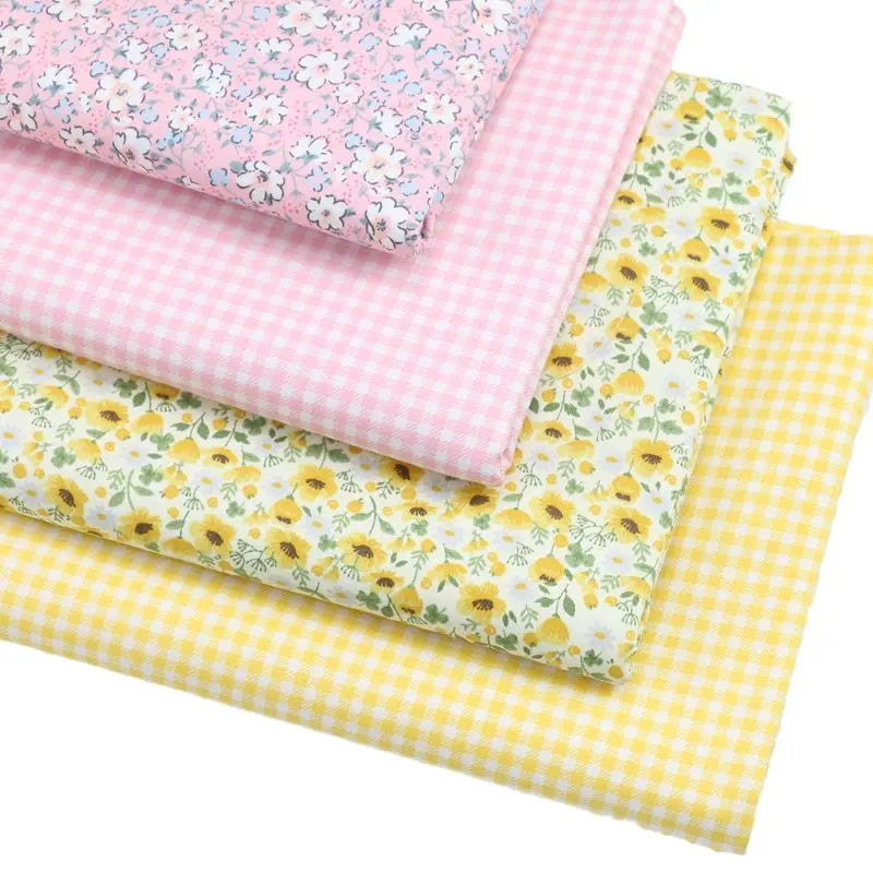 Tela floral Liberty de sarga de algodón estampada para acolchado, ropa de cama, sábanas de bebé, bricolaje hecho a mano por medio metro
