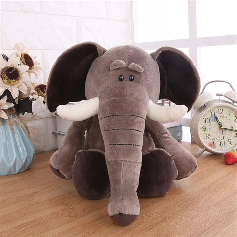 Peluches Animaux Jouets Poupées Douces Jungle Lion Éléphant Tigre Chien Renard Singe Cerf Enfants Cadeau Kawaii Bébé Enfants Hobbie Jouets