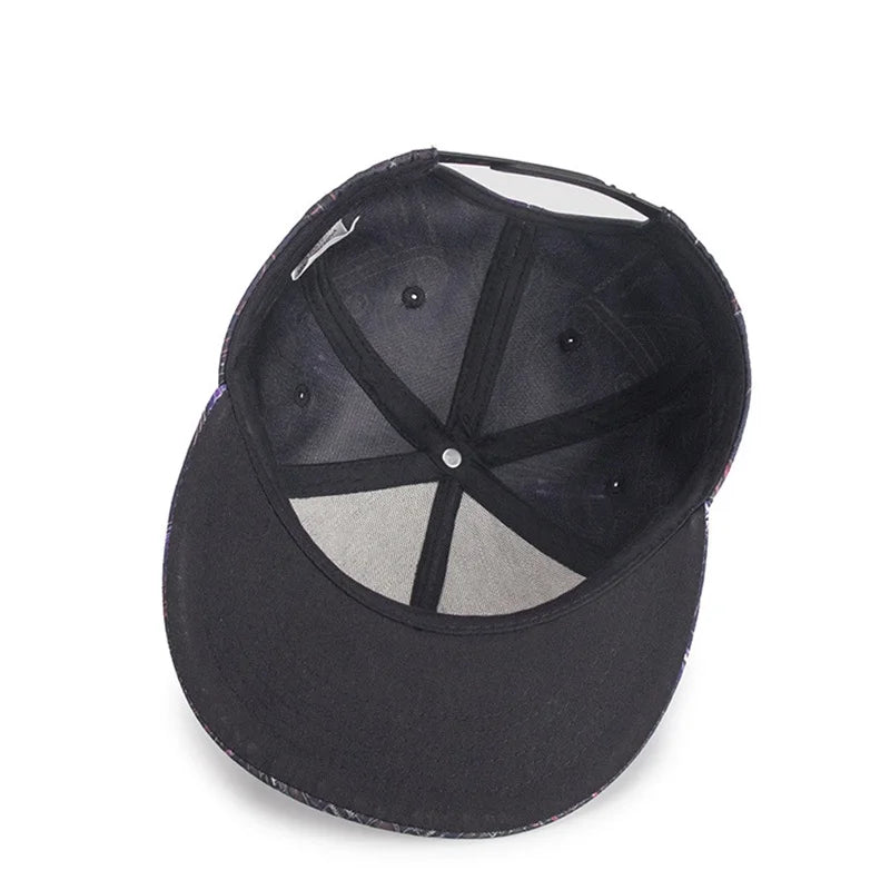 Casquette de baseball tendance pour homme et femme, style hip-hop, sport, skateboard, visière plate, snapback