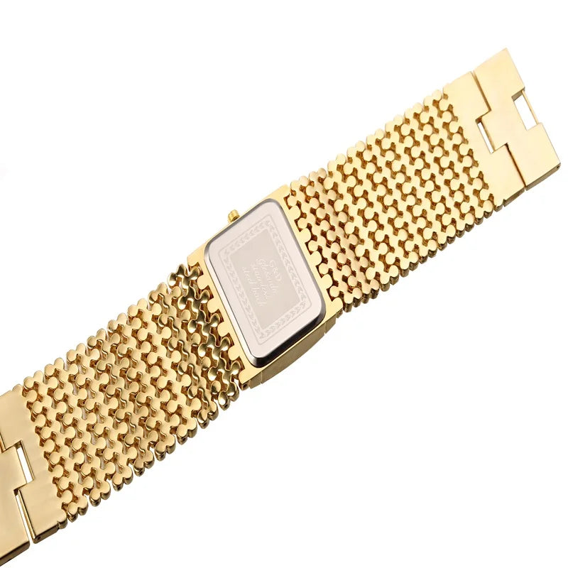 G&D Reloj para mujer Reloj analógico de cuarzo informal Reloj de oro Reloj de cuarzo simple Relogio Feminino Reloj Mujer Montre