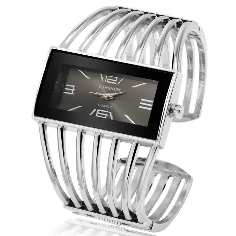Reloj de pulsera de lujo para mujer, reloj de pulsera único para mujer, de acero inoxidable dorado, Relogio Feminino Saati, regalos para mujer, reloj