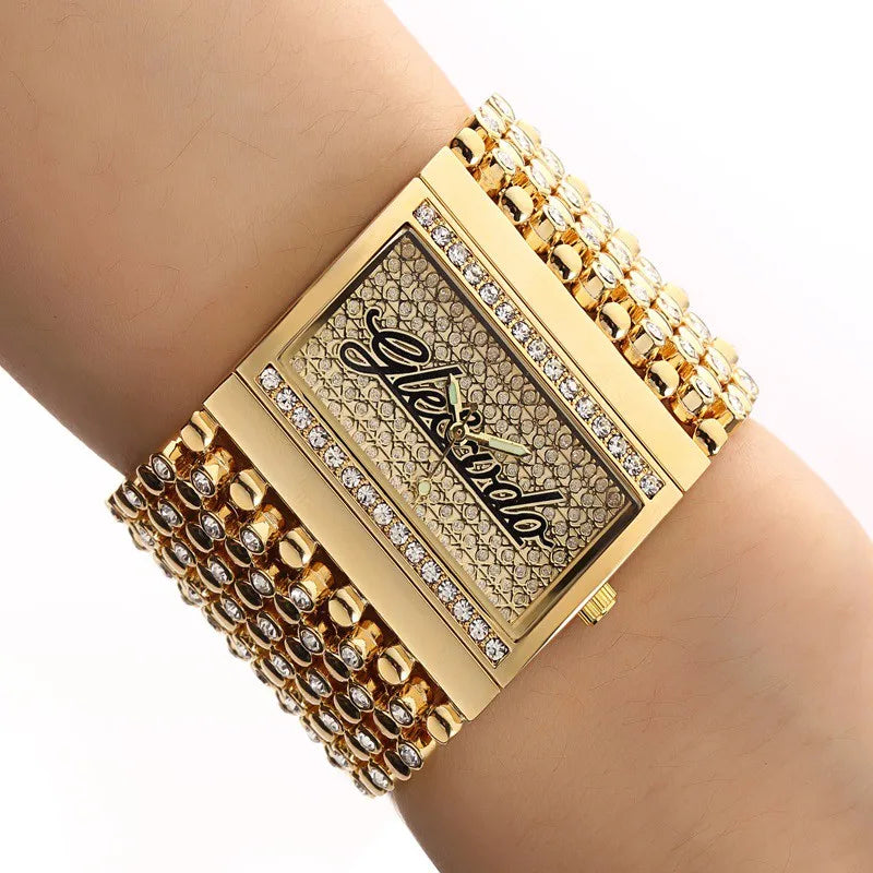 G&D Reloj para mujer Reloj analógico de cuarzo informal Reloj de oro Reloj de cuarzo simple Relogio Feminino Reloj Mujer Montre