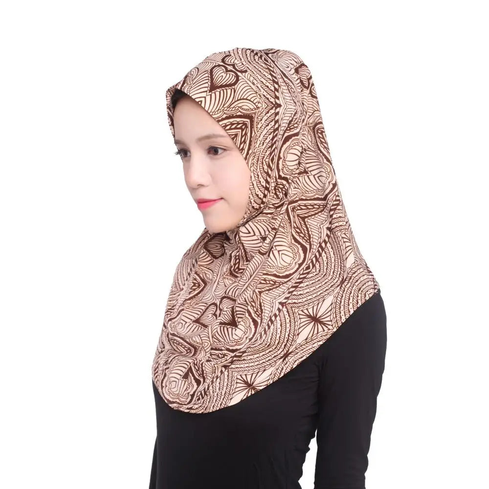Mujeres Musulmanas Viscosa Pañuelo Largo Hiyab Chales Islámicos Árabes Shayla Envoltura Bufandas Sombreros Gorro de Oración Cubierta Completa Niqabs Amira