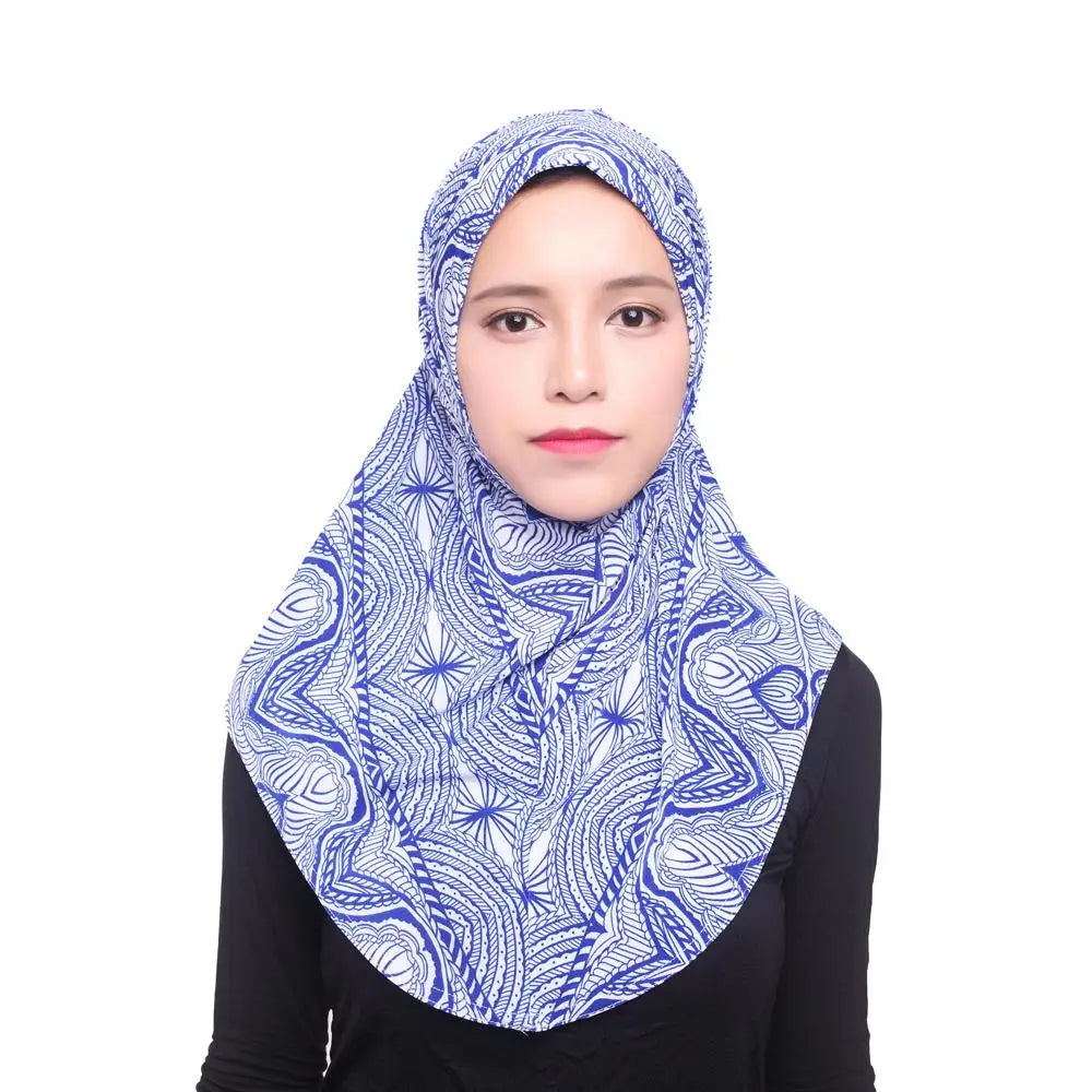 Mujeres Musulmanas Viscosa Pañuelo Largo Hiyab Chales Islámicos Árabes Shayla Envoltura Bufandas Sombreros Gorro de Oración Cubierta Completa Niqabs Amira