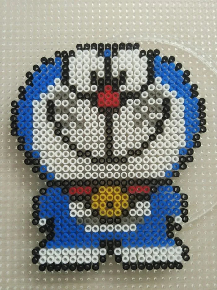 Cuentas para Planchar 5mm hama beads Aproximadamente 500 unidades/bolsa 9 colores Cuentas PUPUKOU un total de 4500 piezas para rompecabezas