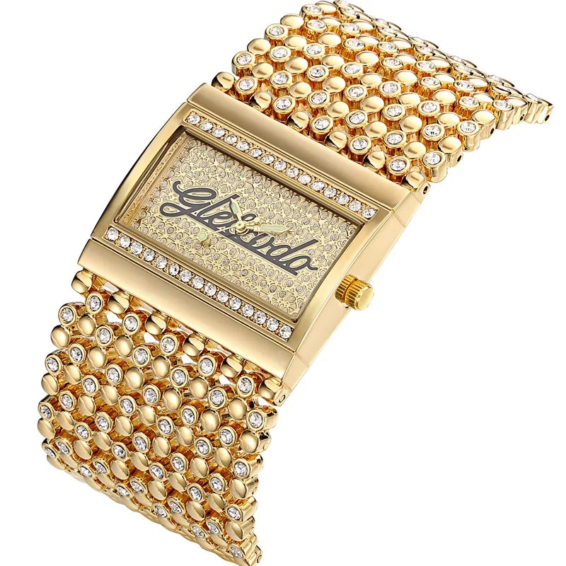 G&D Reloj para mujer Reloj analógico de cuarzo informal Reloj de oro Reloj de cuarzo simple Relogio Feminino Reloj Mujer Montre