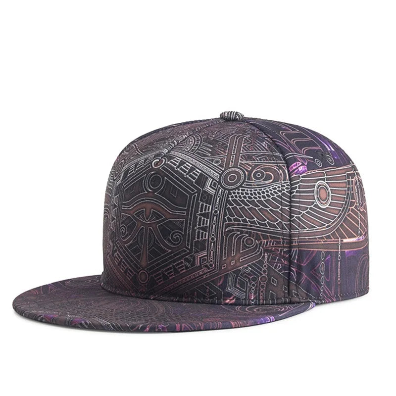 Casquette de baseball tendance pour homme et femme, style hip-hop, sport, skateboard, visière plate, snapback
