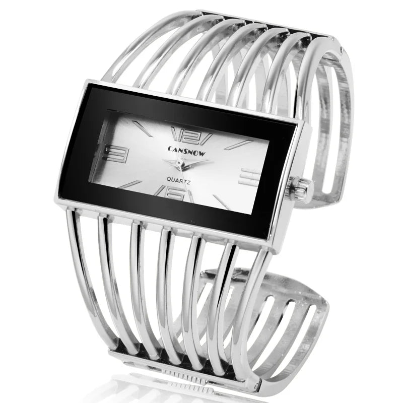 Reloj de pulsera de lujo para mujer, reloj de pulsera único para mujer, de acero inoxidable dorado, Relogio Feminino Saati, regalos para mujer, reloj