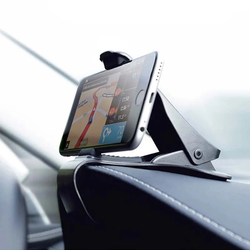 Bilholder 6,5 tommers GPS-navigasjon dashbordtelefonholder i bil for universell mobiltelefon klipsmonteringsstativbrakett