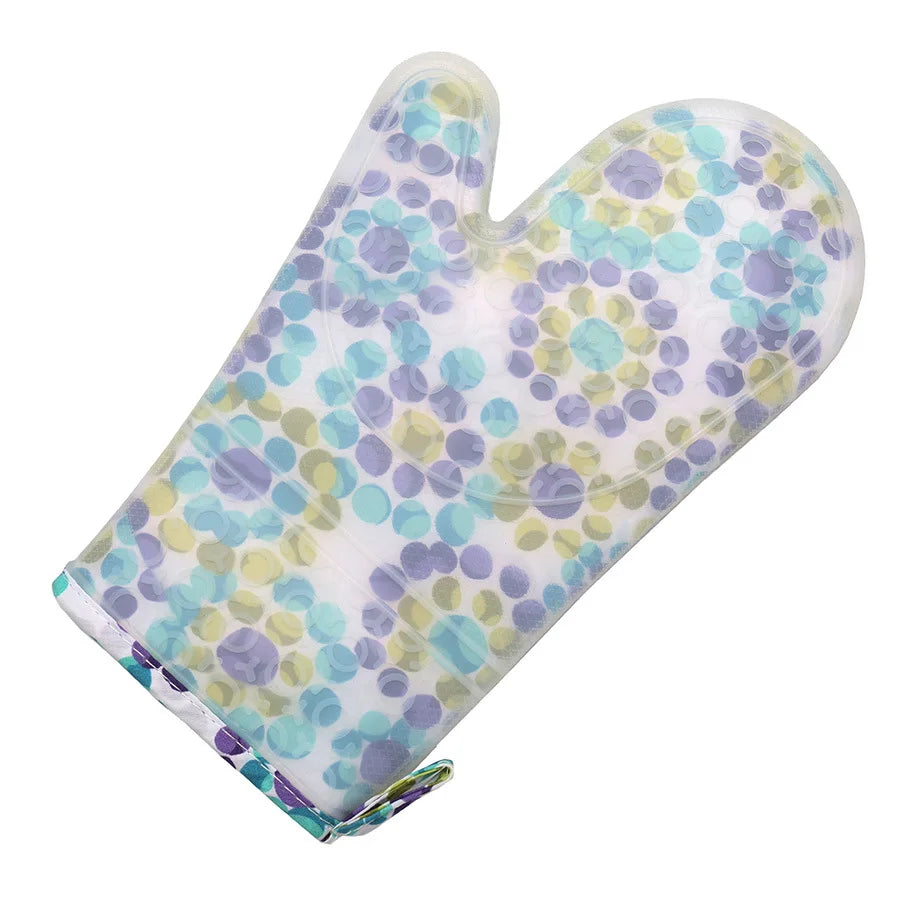 1Pcs Silicone Oven Glove Heatproof Mitten Kitchen Cooking Microwave Oven Mitt Non-slip Glove Thickening High Quality