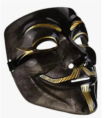 Máscaras de Cosplay de Halloween Máscara de Anónimo de V de Vendetta para Adultos y Niños, Máscara Temática de Película, Regalo de Fiesta, Accesorio de Disfraz de Cosplay