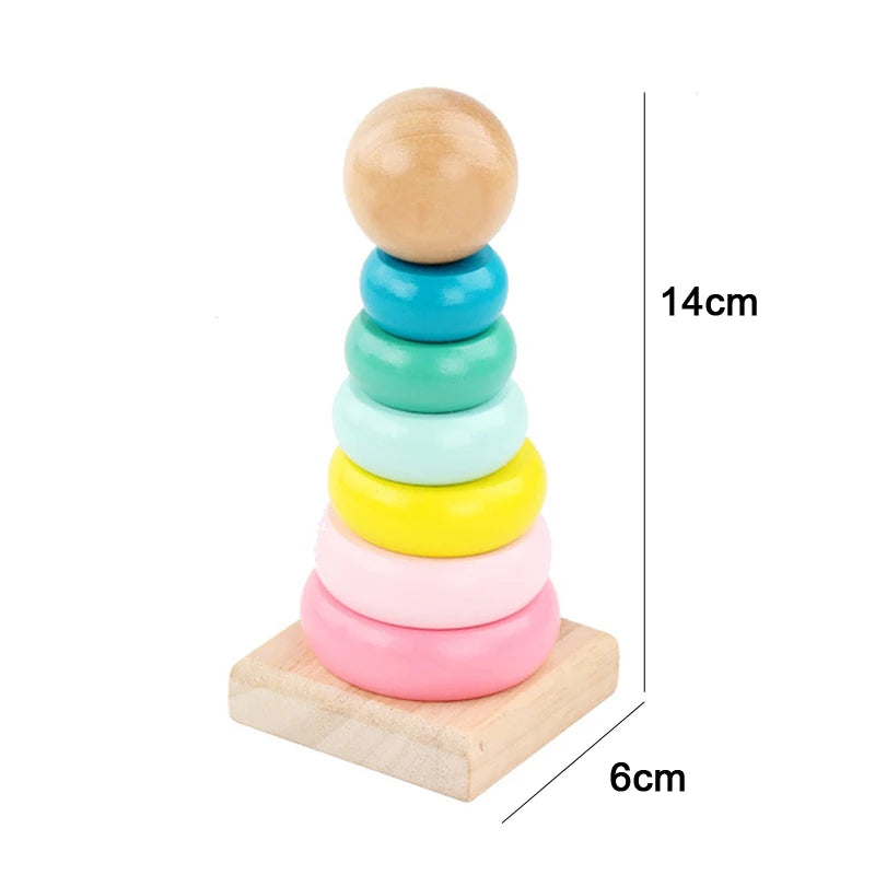 Montessori Bebé Juguetes Niños Rompecabezas 3D Madera Juegos Bebé Aprendizaje Temprano Juguetes Educativos Madera Para Niños Regalos Cumpleaños