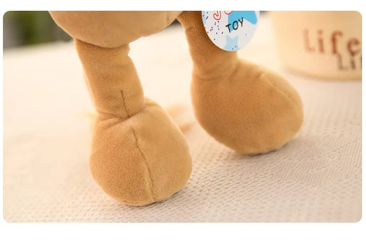 Peluches Animaux Jouets Poupées Douces Jungle Lion Éléphant Tigre Chien Renard Singe Cerf Enfants Cadeau Kawaii Bébé Enfants Hobbie Jouets