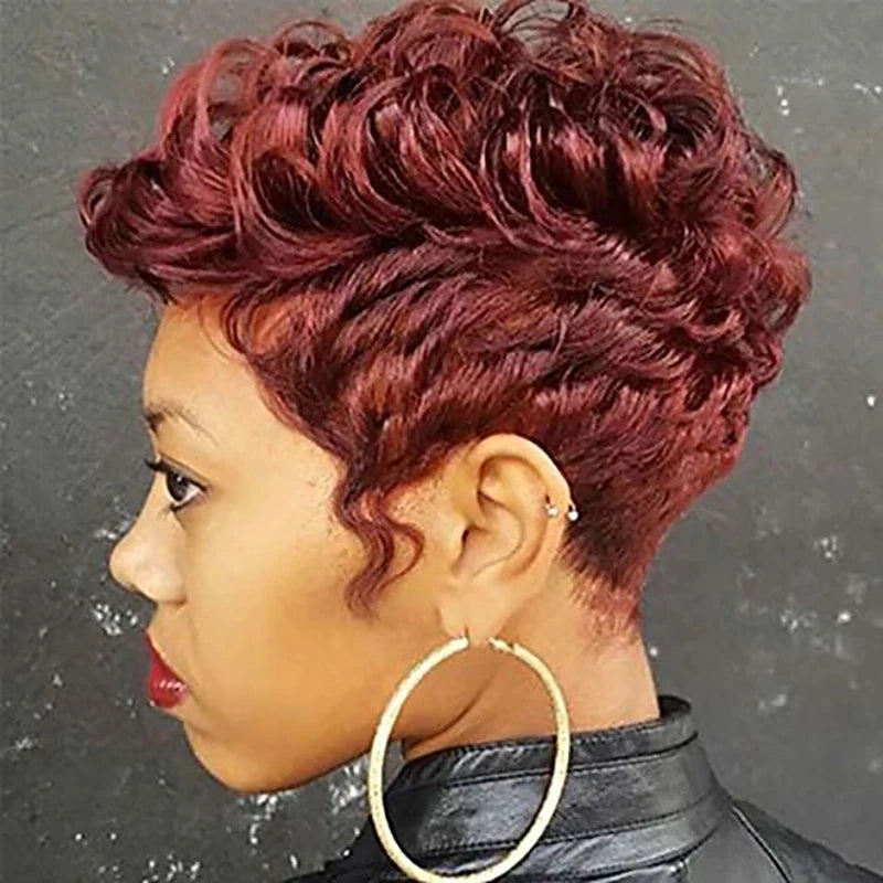 Short Curly Afro Wig