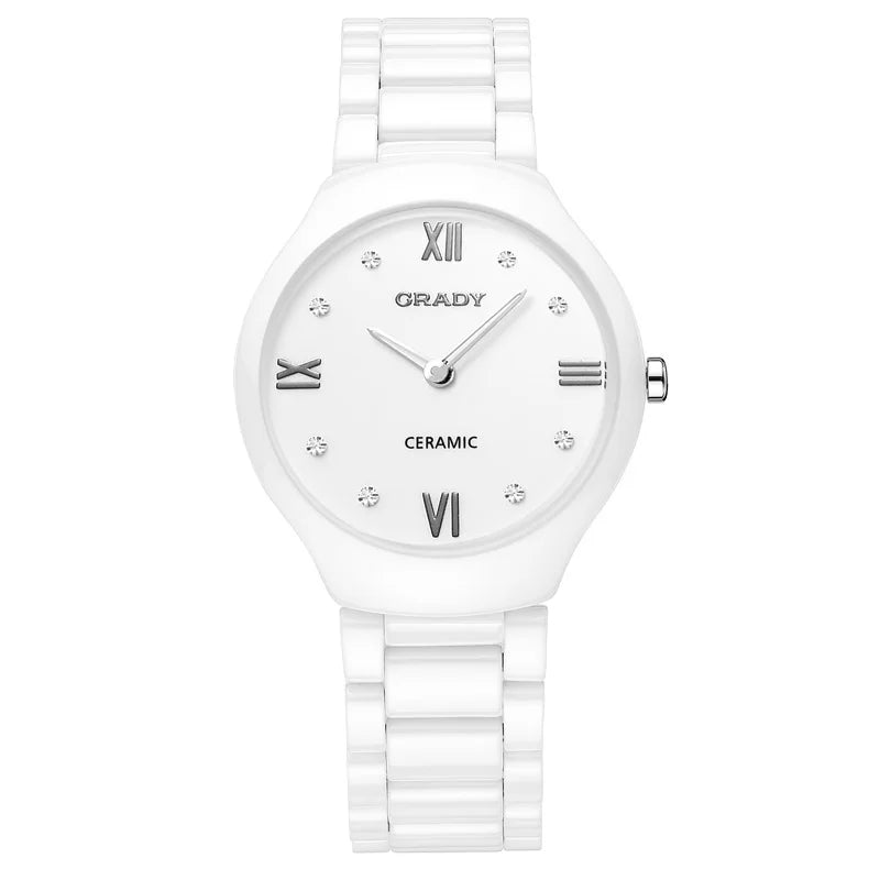 Women’s Luxury Ceramic Quartz Watch – Elegant, Modern & Perfect for Gifting