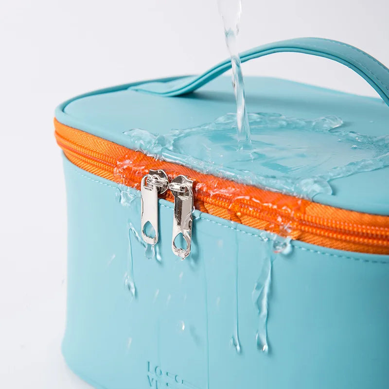 Bolsa de cosméticos para mujer, organizador de maquillaje de viaje, organizador de artículos de tocador, estuche de maquillaje con cremallera, neceser de viaje, bolsas de aseo.