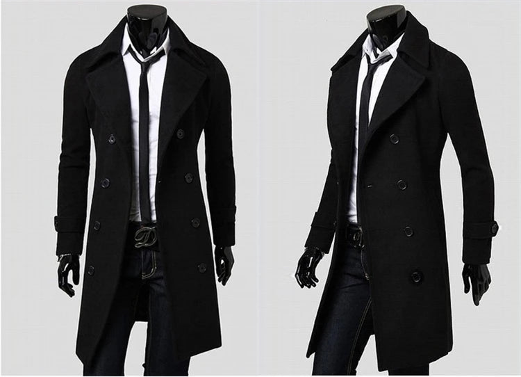 Men’s Wool Blend Overcoat