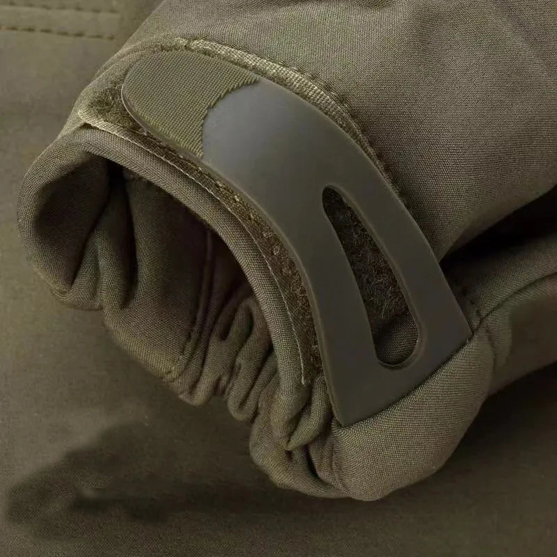 Chaquetas impermeables de lana SoftShell para hombre, otoño e invierno, con capucha, para pesca, senderismo, camping, escalada, esquí, pantalones