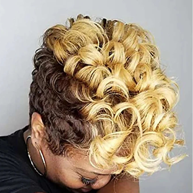 Short Curly Afro Wig
