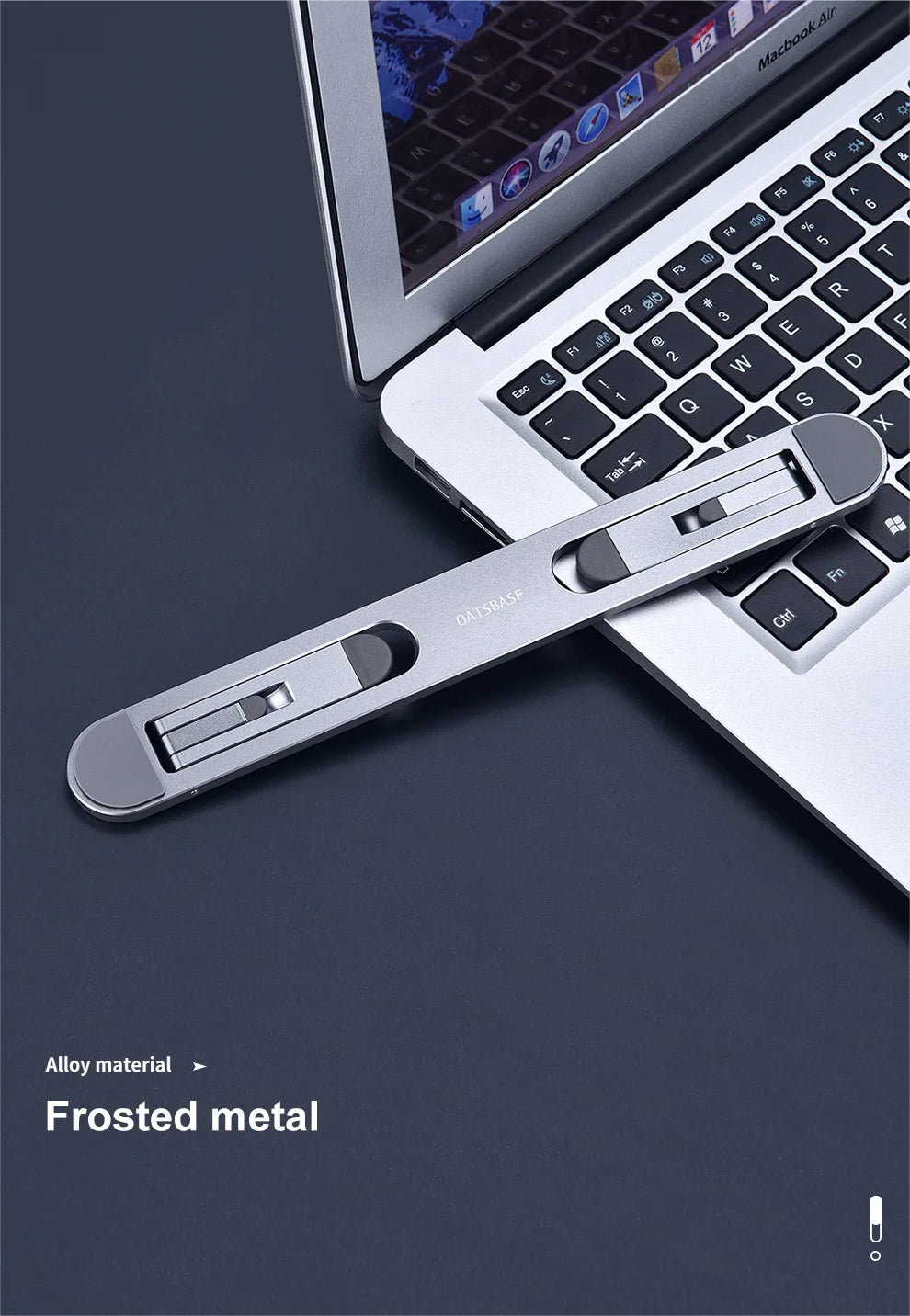Soporte para portátil Oatsbasf, soporte para ordenador portátil, para Macbook Air Pro iPad HP, soporte ajustable para portátil, accesorios de ordenador