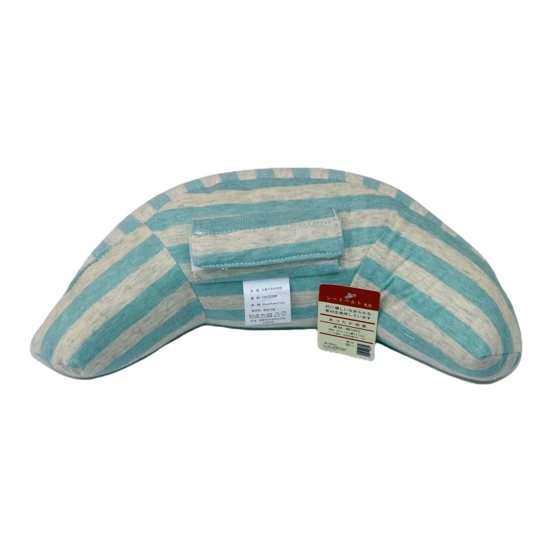Almohada para cinturón de seguridad de coche para niños, cojín protector de correa de silla de coche, reposacabezas suave para bebé, soporte para cuello y hombros