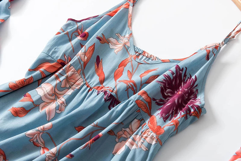 Ensemble pyjama sexy 3 pièces pour femme, imprimé floral, tenue de nuit pour la maison, printemps-été