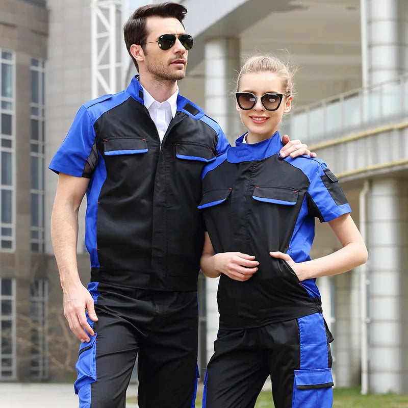 Working Clothing Workwear Men Women Worker Coveralls Workmen Uniforms Car Repairmen Workshop Fashion Work Suit Mechanical Jacket