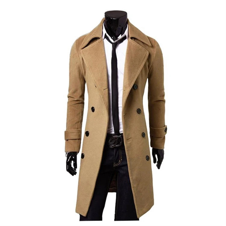 Men’s Wool Blend Overcoat