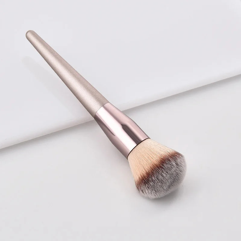 Juego de brochas de maquillaje Champagne caliente para mujer, base cosmética, polvos, colorete, sombra de ojos, Kabuki, para difuminar, herramientas de belleza