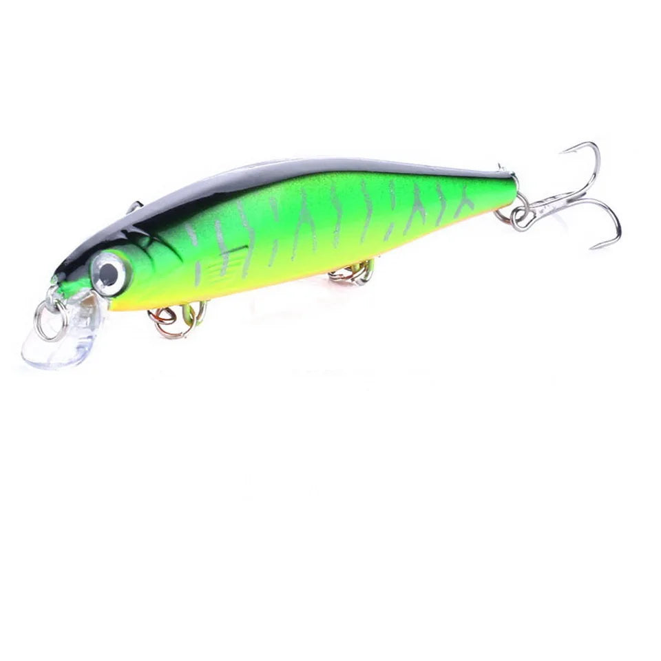 Señuelos de pesca Bass Big Fish de 110 mm y 13 g, Wobblers, cebo duro, Crankbait, señuelo Minnow de lengüeta corta para pesca de lucio