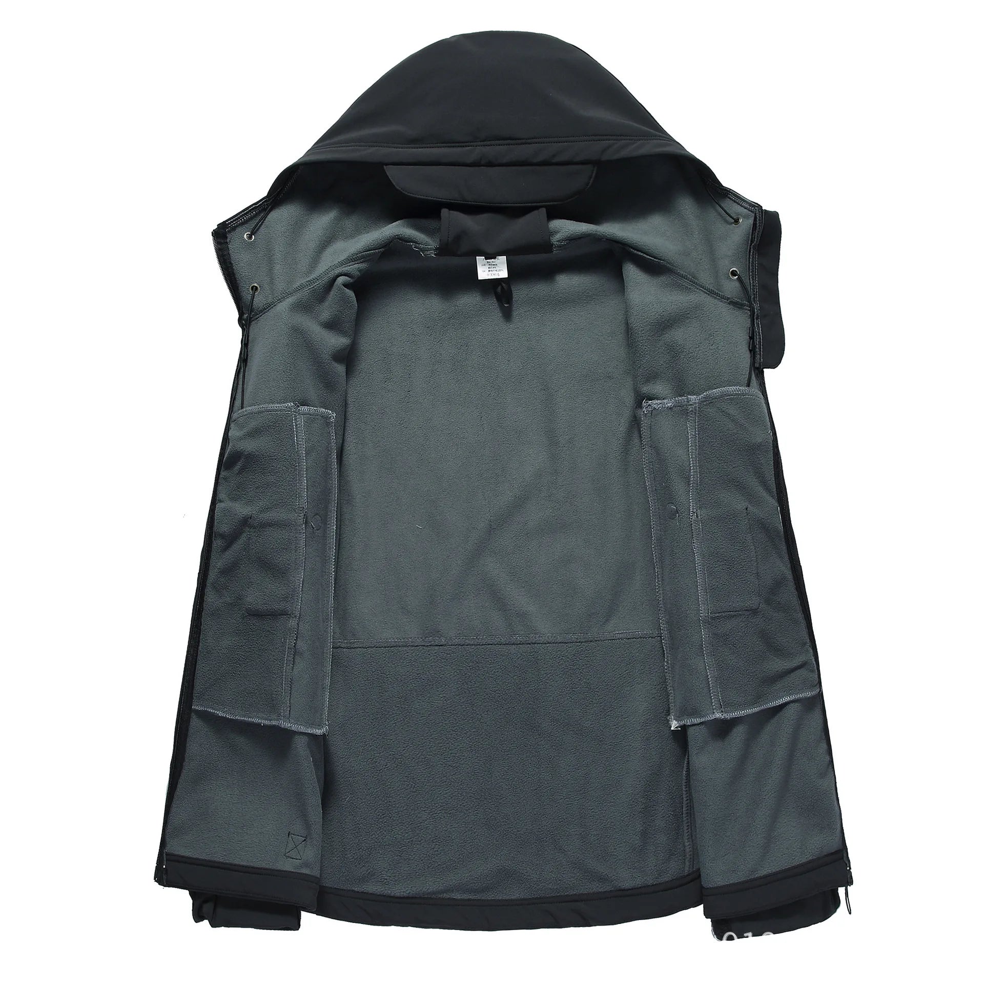 Chaquetas impermeables de lana SoftShell para hombre, otoño e invierno, con capucha, para pesca, senderismo, camping, escalada, esquí, pantalones