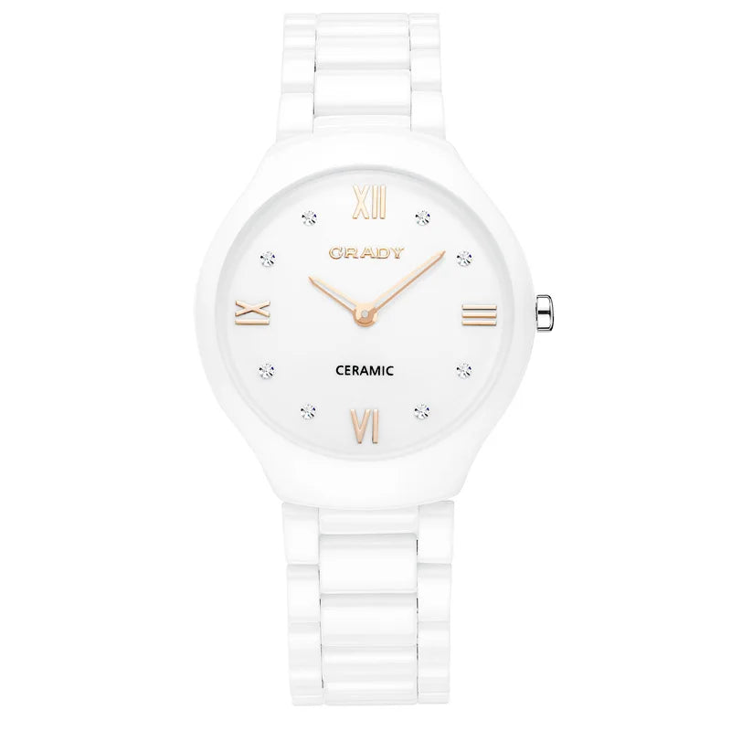 Women’s Luxury Ceramic Quartz Watch – Elegant, Modern & Perfect for Gifting