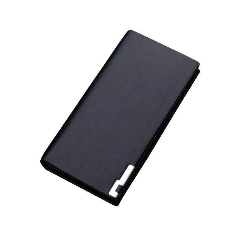 Cartera de hombre Casual Delgado de cuero suave Bolso de mano masculino Monedero pequeño Cartera delgada Monedero Cartera masculina Cuero 2021