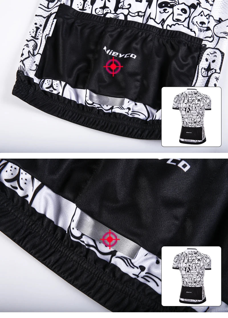 Maillot de Ciclismo para Mujer Ropa de Bicicleta Femenina Maillot MTB Ropa Bolsillos Traseros Blancos Camiseta de Bicicleta de Montaña Blusa Mujer Moda 2023