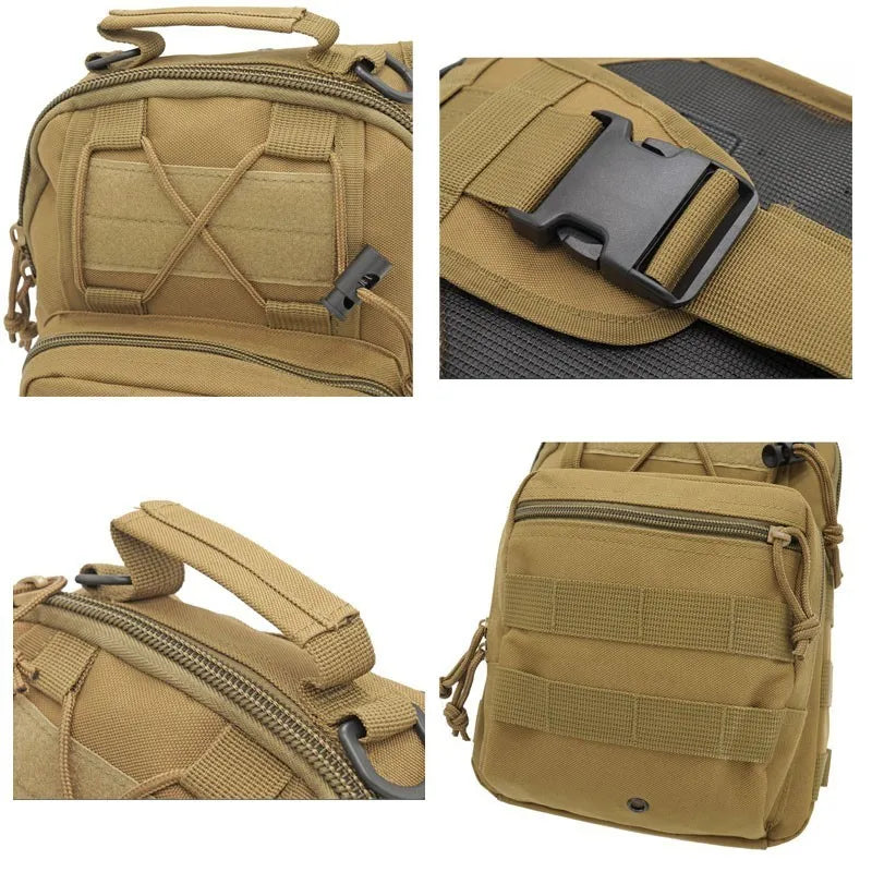 Mochila táctica de hombro Rover EDC para exteriores CCW, bandolera impermeable para senderismo, camping, bolsa de tiro oculta, mochila de caza