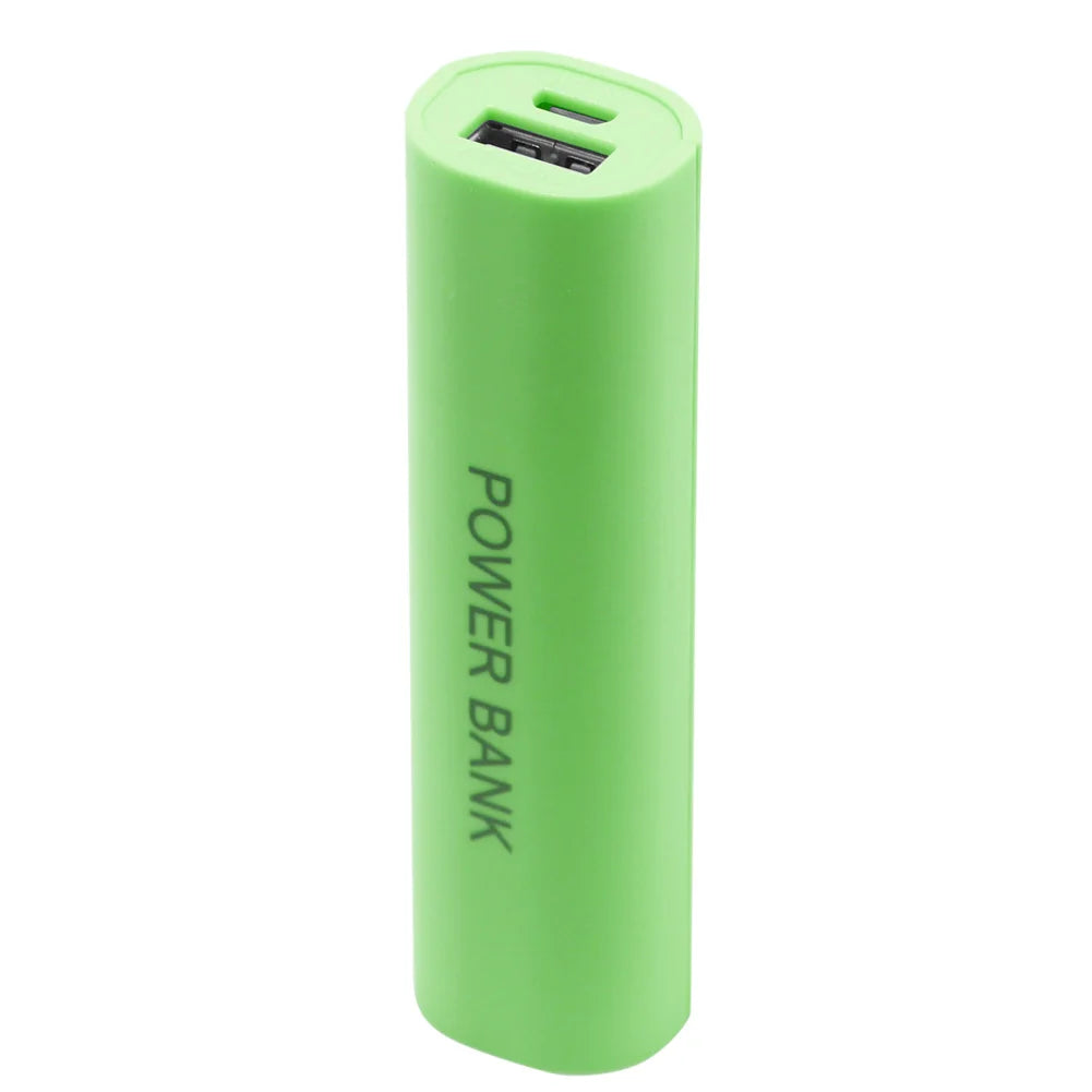 Ny bærbar mobil USB-powerbank-laderpakke, batterideksel for 1 x 18650 uten batteri