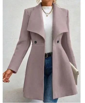 Women’s Lapel Winter Work Coat