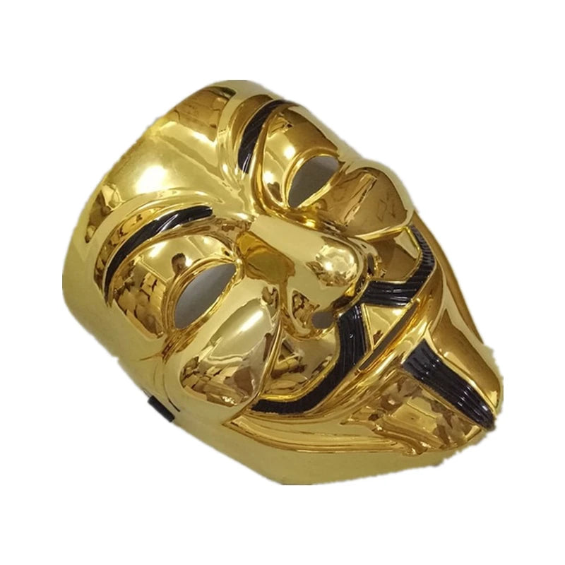 Máscaras de Cosplay de Halloween Máscara de Anónimo de V de Vendetta para Adultos y Niños, Máscara Temática de Película, Regalo de Fiesta, Accesorio de Disfraz de Cosplay