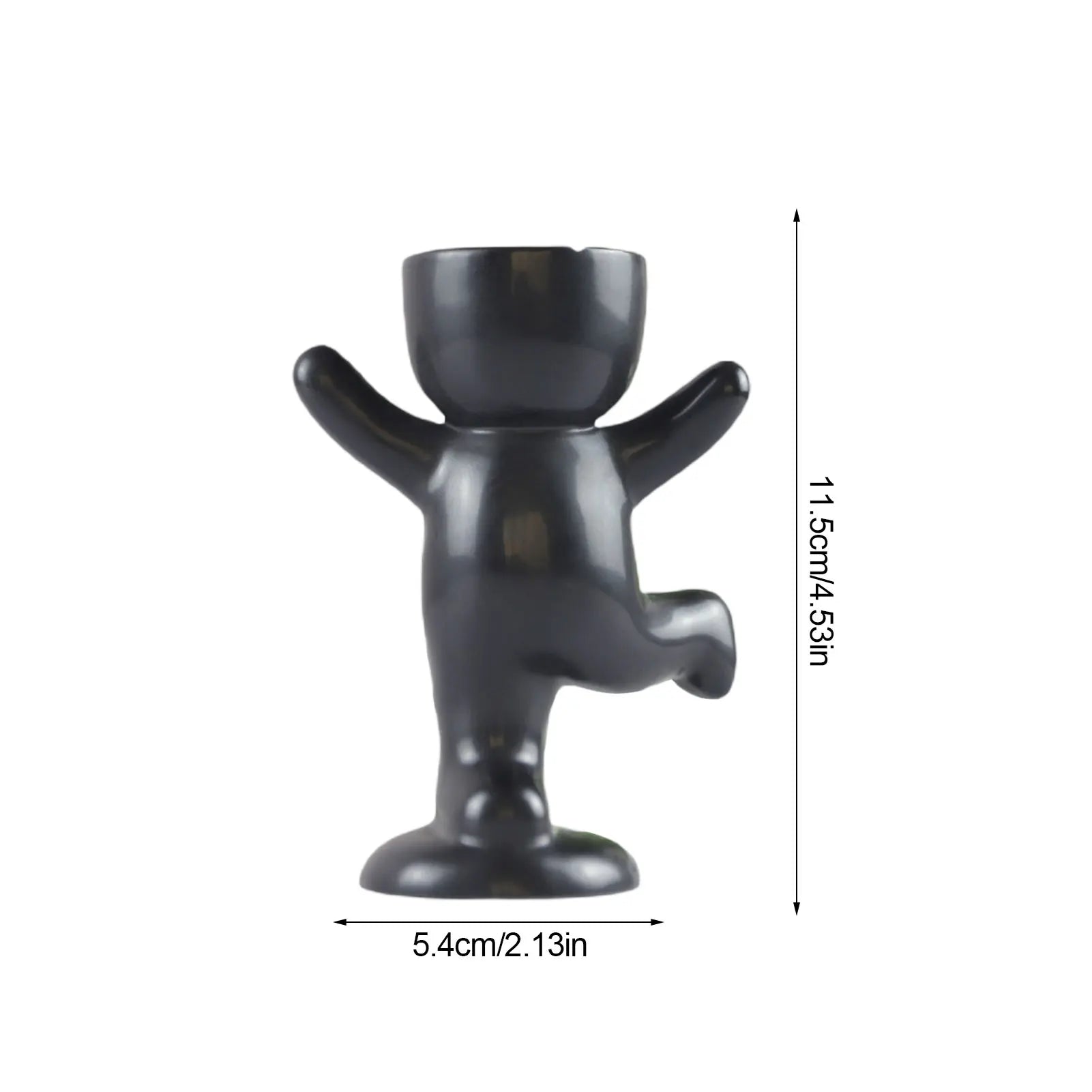 Ceramic Plants Pot Flower Pot Vase Planter Table Decoration Succulent Pot Vases Home Decor Ornaments Human Shaped Flower Pot