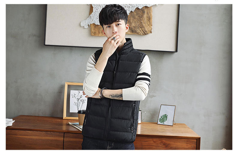 Chaleco para hombre, chaleco cortavientos para hombre, chaqueta sin mangas para hombre, chaqueta de invierno, abrigo informal para hombre, chaleco de algodón cálido grueso, chaleco grueso