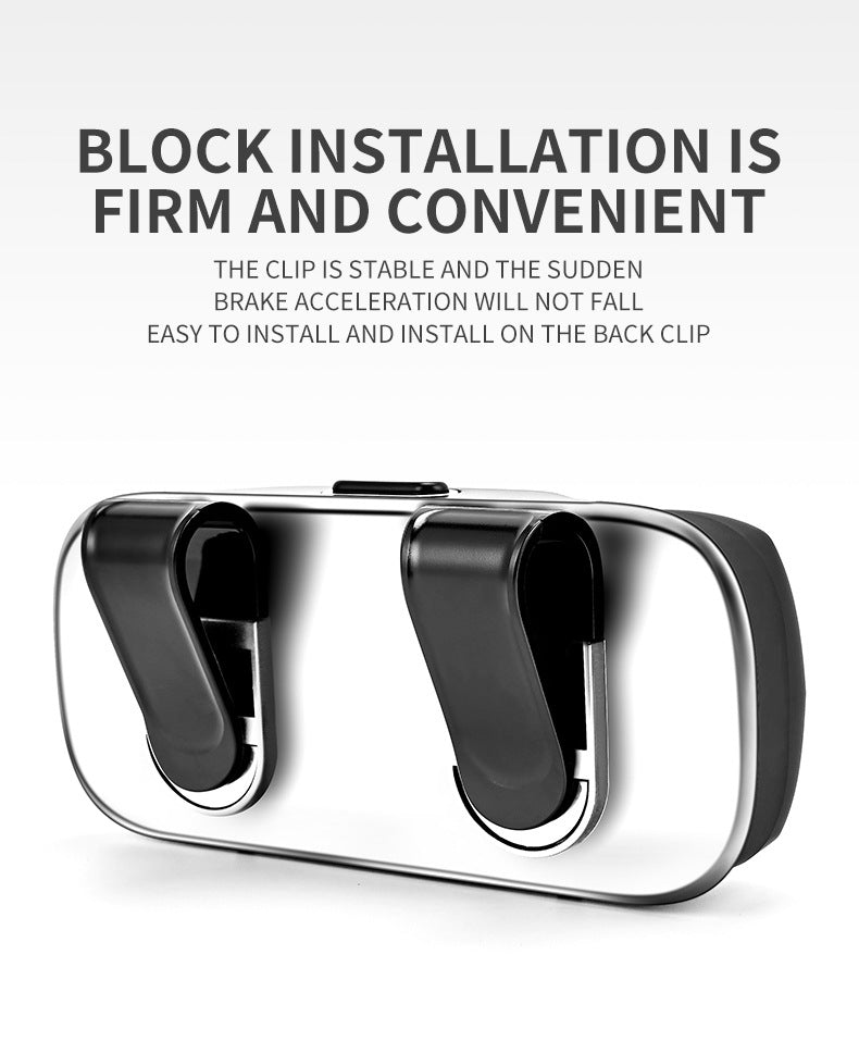 Funda para gafas de visera de coche, interior de ABS flocado premium, organizador de gafas de sol para auto, caja de protección de gafas antiarañazos