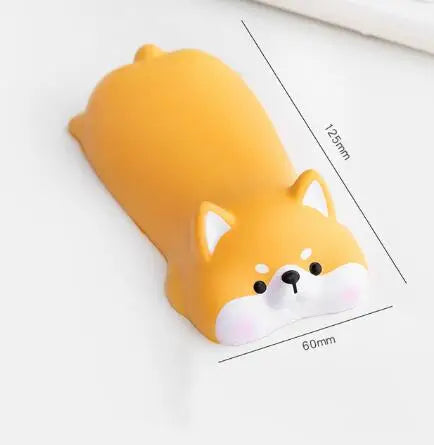 Nuevo y bonito soporte de muñeca para ratón, reposabrazos para ordenador portátil, escritorio ergonómico, juguetes Kawaii de aumento lento
